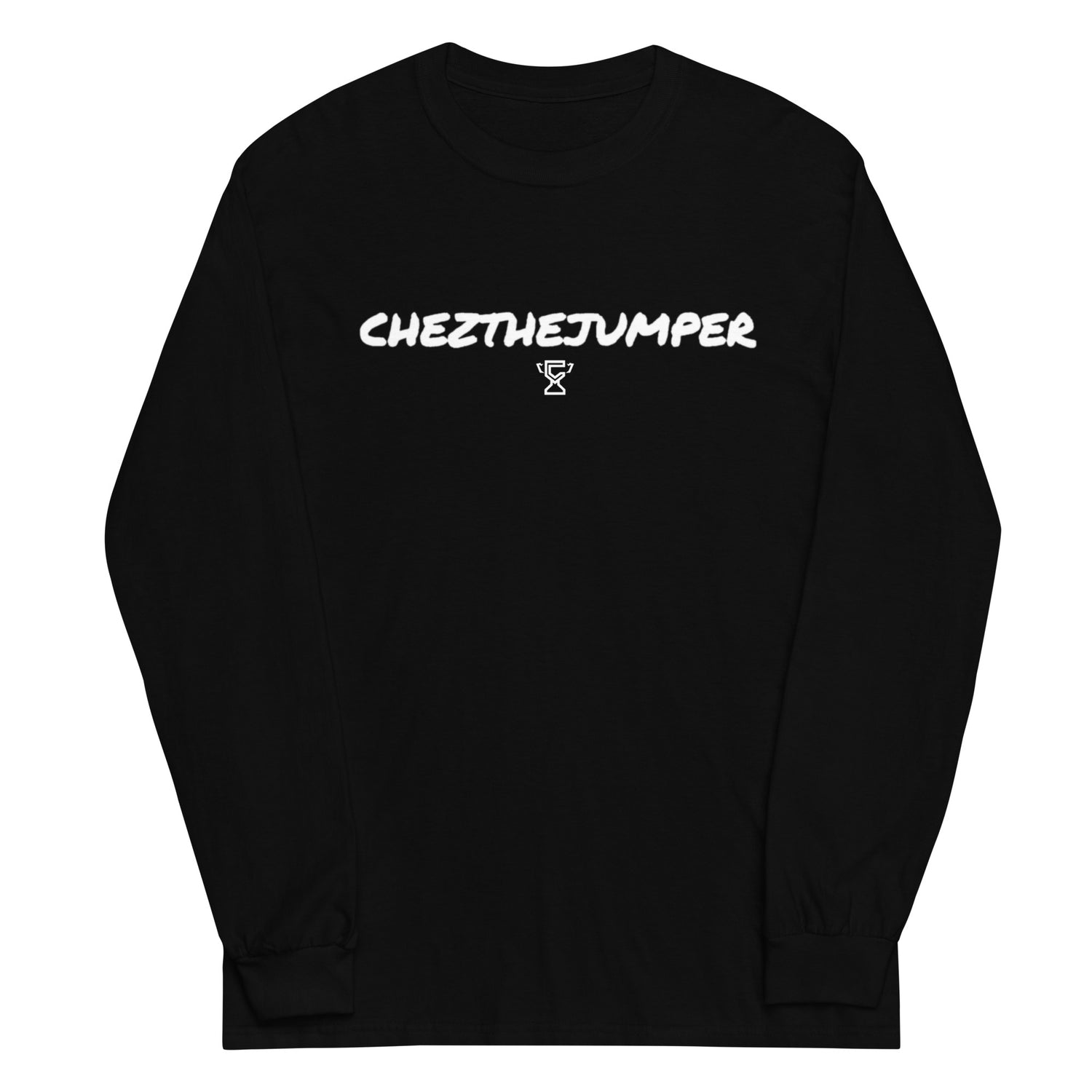 CHEZTHEJUMPER long sleeve shirt in black.